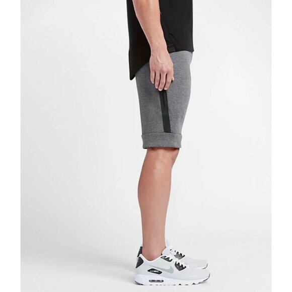 Nike Sportswear Tech Fleece Shorts Athletic Grey Men’s SZ S - Picture 2 of 12